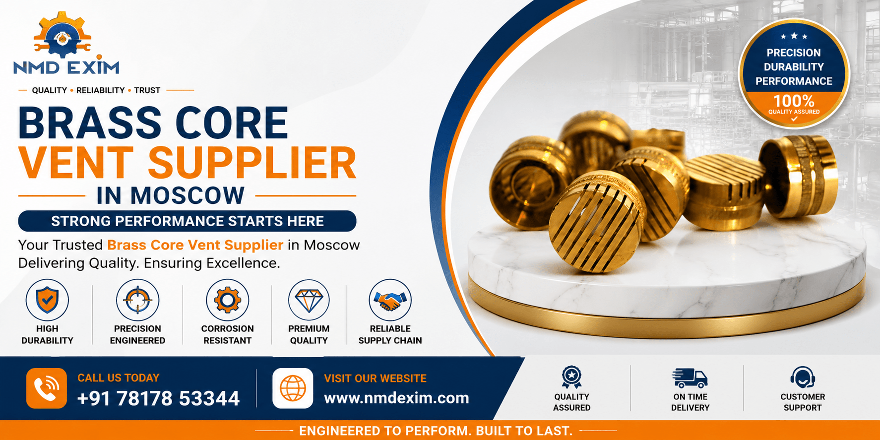 Brass Core Vent Supplier in Moscow
