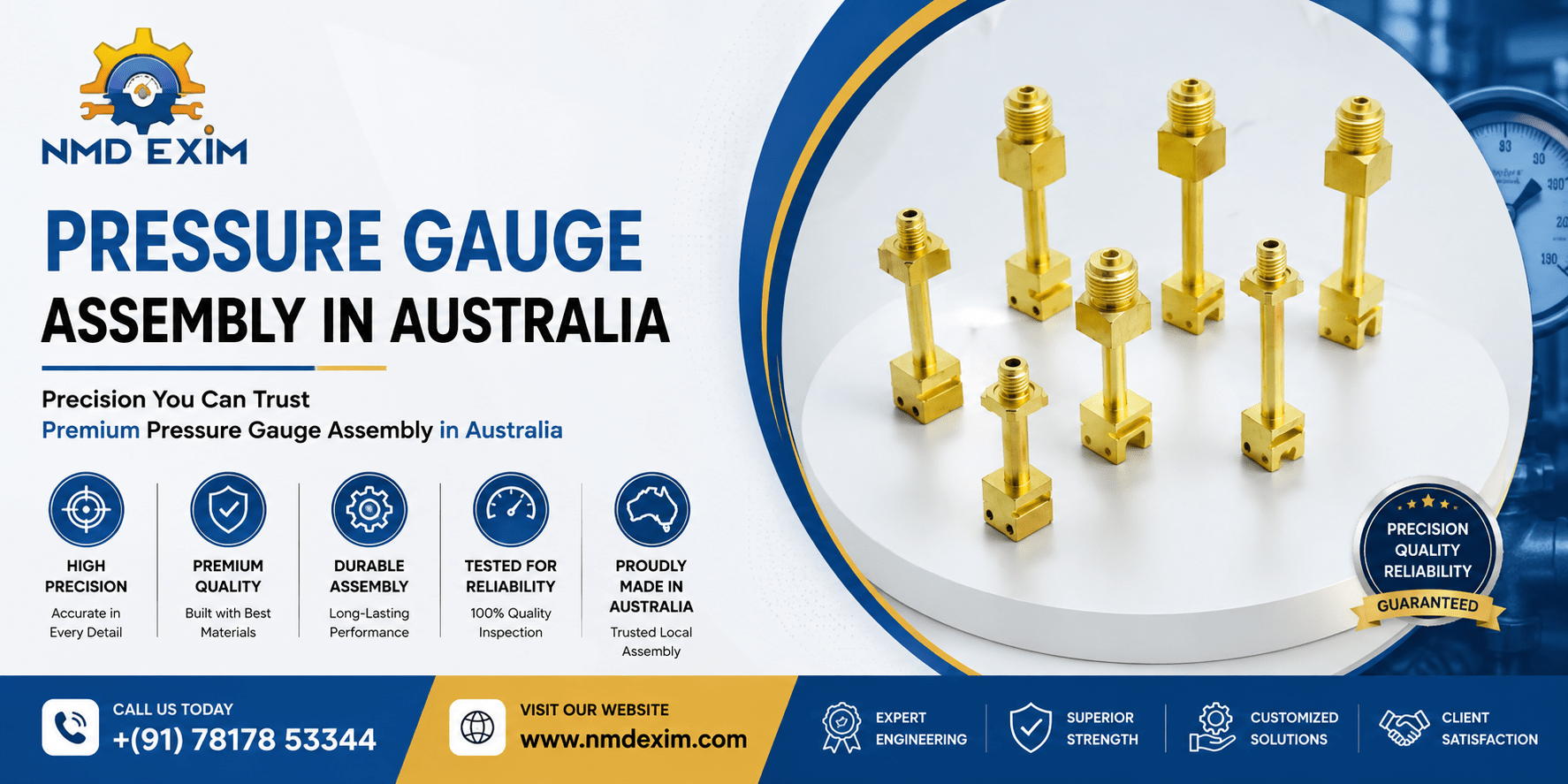 Pressure Gauge Assembly in Australia