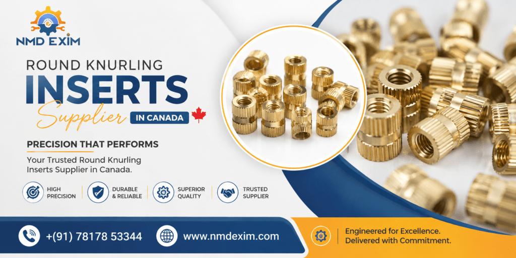Round Knurling Inserts Supplier in Canada