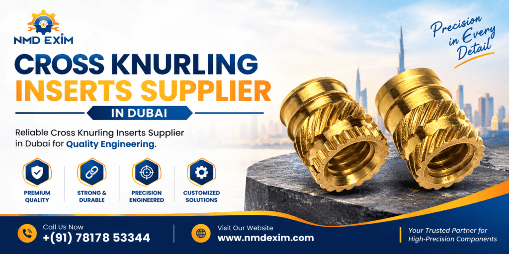 Cross Knurling Inserts Supplier in Dubai