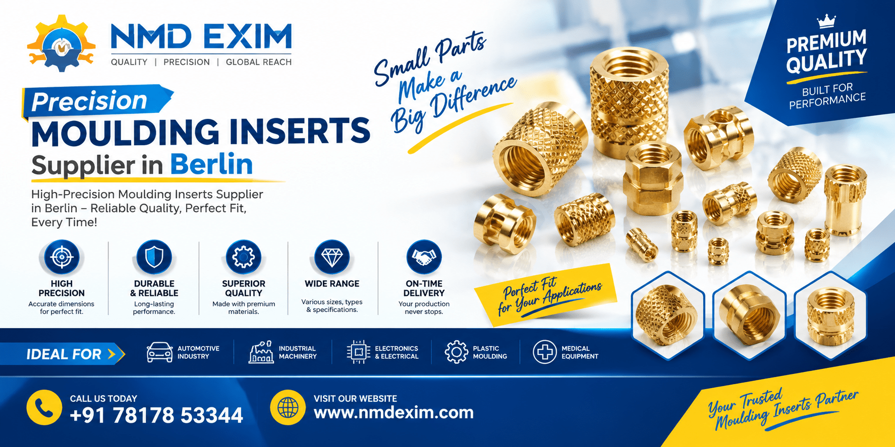 Moulding Inserts Supplier in Berlin